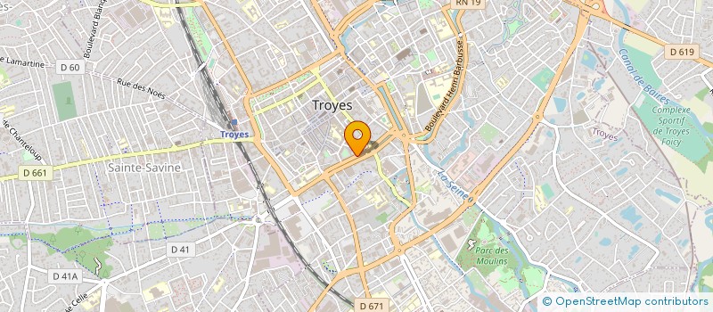 localisation de l'entreprise MADAME LEA JEANDON  TROYES