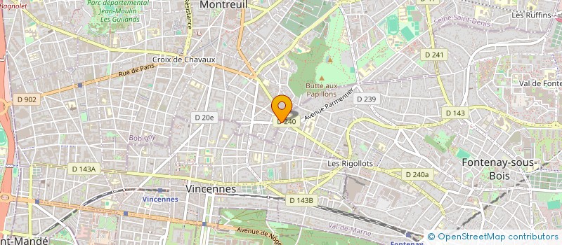 localisation de l'entreprise MADAME LEA JONES à FONTENAY-SOUS-BOIS