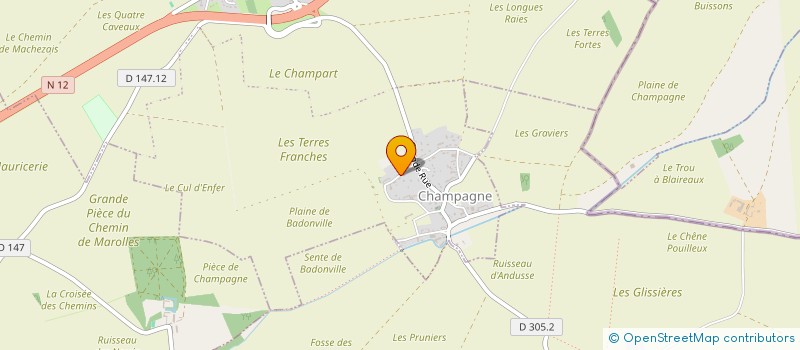 localisation de l'entreprise MADAME LEA JORRY  GOUSSAINVILLE