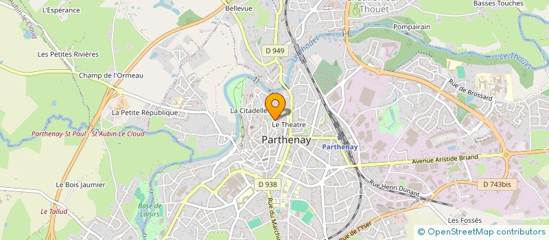 localisation de l'entreprise MADAME LEA JOUBERT  PARTHENAY