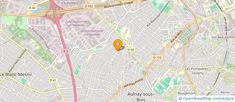 localisation de l'entreprise MADAME LEA JOURNO  AULNAY-SOUS-BOIS