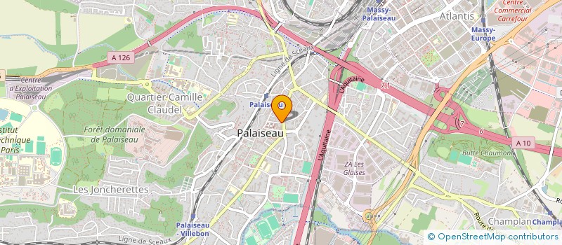 localisation de l'entreprise MADAME LEA JOUVE  PALAISEAU