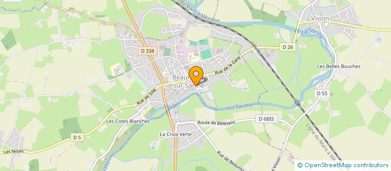 localisation de l'entreprise MADAME LEA JUSTEN  BEAUMONT-SUR-SARTHE