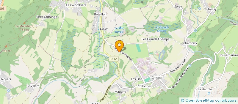 localisation de l'entreprise MADAME LEA KABUT  ORCIER