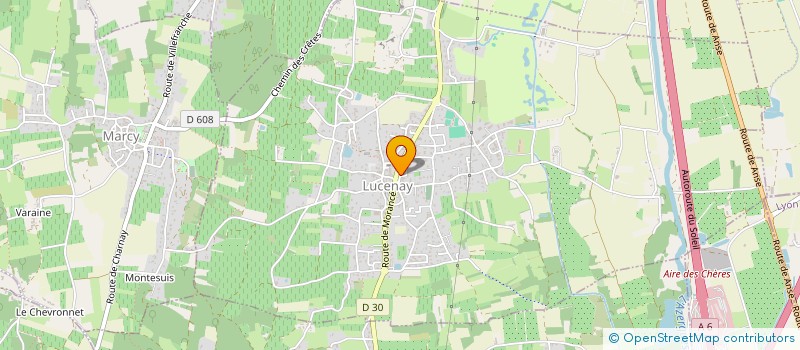 localisation de l'entreprise MADAME LEA KAZOURIAN  LUCENAY