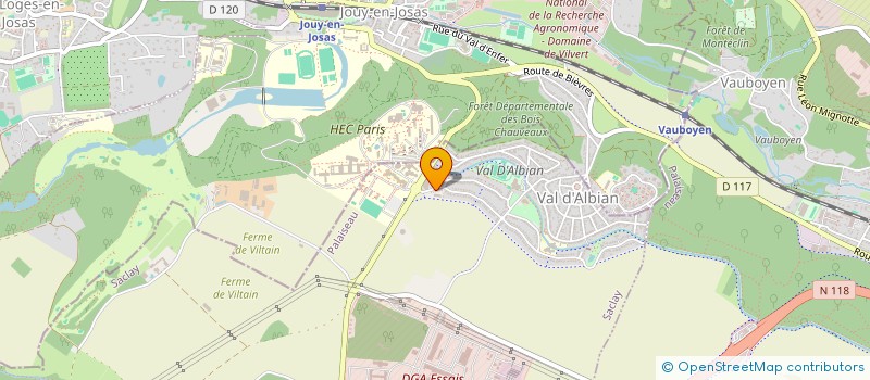 localisation de l'entreprise MADAME LEA KEMPLAIRE  VILLIERS-LE-BACLE