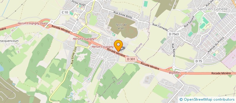 localisation de l'entreprise MADAME LEA KOWALSKI  HERSIN-COUPIGNY