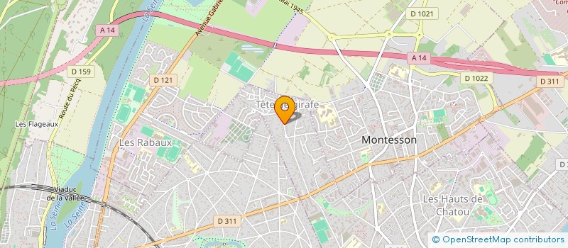 localisation de l'entreprise MADAME LEA KUBYSKA  CHATOU