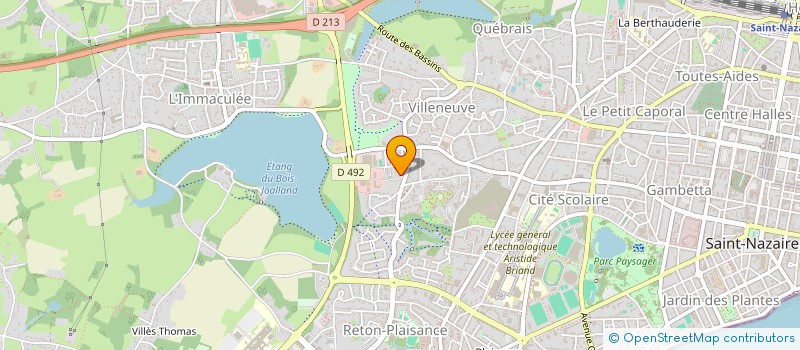 localisation de l'entreprise MADAME LEA KUFEL  SAINT-NAZAIRE