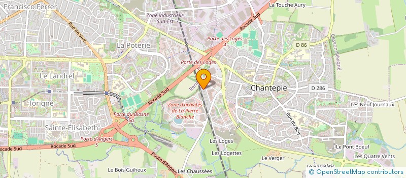 localisation de l'entreprise MADAME LEA LABEL  CHANTEPIE