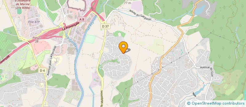 localisation de l'entreprise MADAME LEA LAFONT à FREJUS