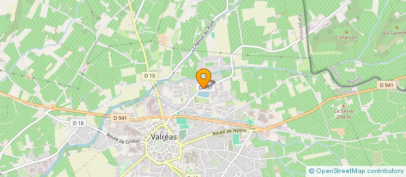 localisation de l'entreprise MADAME LEA LAFOREST à VALREAS