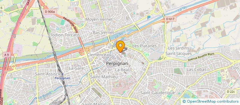 localisation de l'entreprise MADAME LEA LAGENETTE  PERPIGNAN