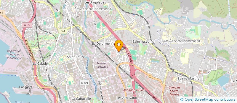 localisation de l'entreprise MADAME LEA LAKAS à MARSEILLE