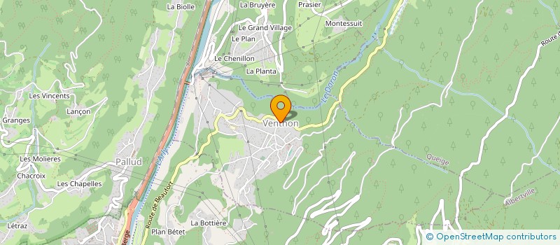 localisation de l'entreprise MADAME LEA LALAUX  VENTHON