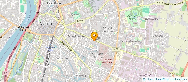 localisation de l'entreprise MADAME LEA LAMBERT  VALENCE