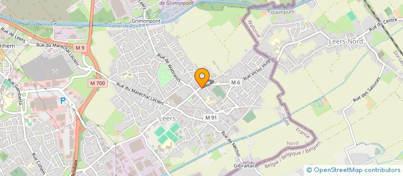 localisation de l'entreprise MADAME LEA LAMBIN  LEERS