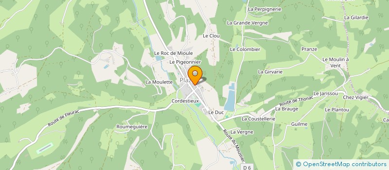 localisation de l'entreprise MADAME LEA LAMOUR à PLAZAC