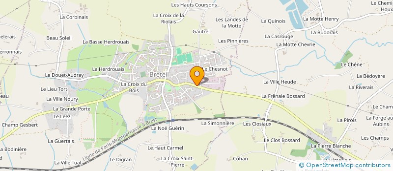 localisation de l'entreprise MADAME LEA LANDON  TALENSAC