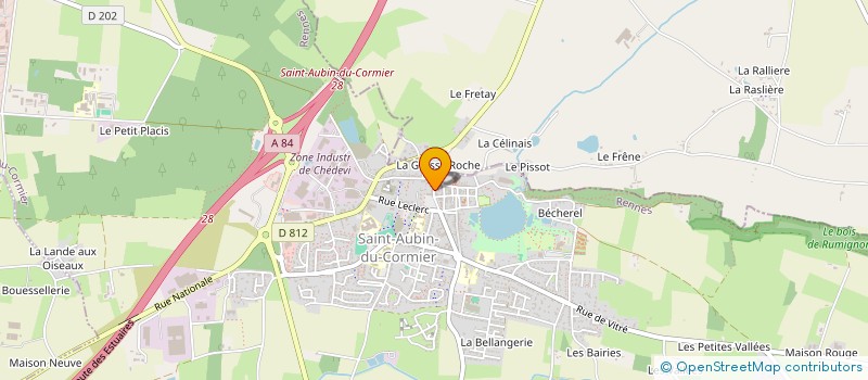 localisation de l'entreprise MADAME LEA LANGLOIS  ROMAGNE