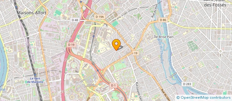 localisation de l'entreprise MADAME LEA LASNIER  CRETEIL