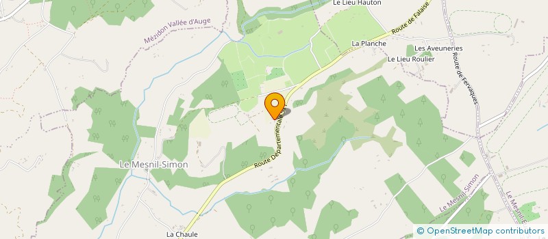 localisation de l'entreprise MADAME LEA LAURENDEAU à LE MESNIL-SIMON