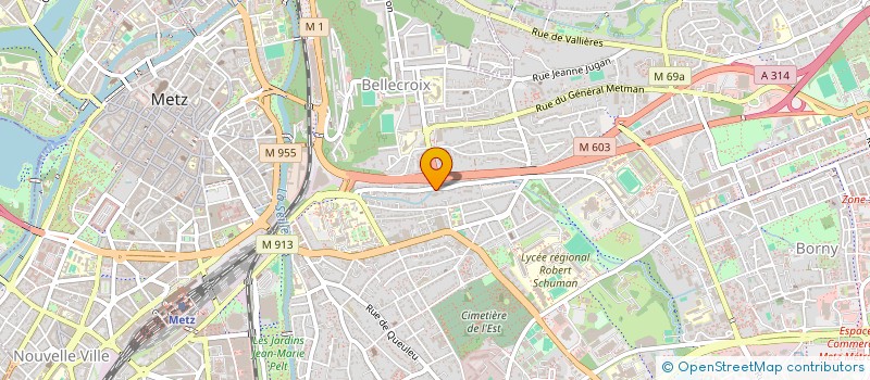 localisation de l'entreprise MADAME LEA LE DUFF  METZ