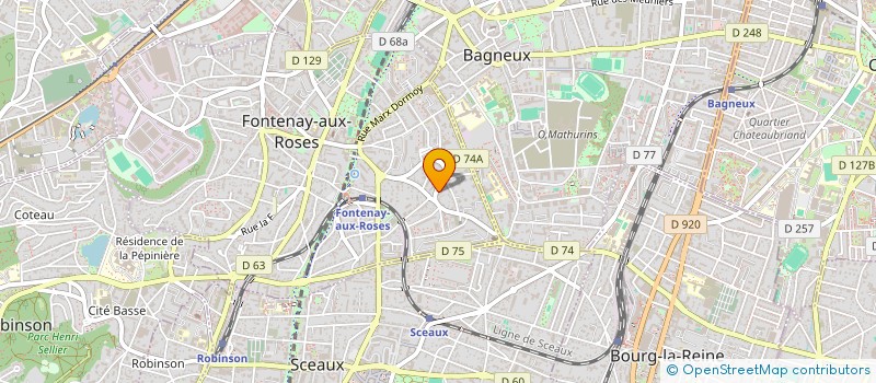 localisation de l'entreprise MADAME LEA LE MAITOUR à FONTENAY-AUX-ROSES