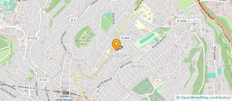 localisation de l'entreprise MADAME LEA LE MEVEL  BIHOREL