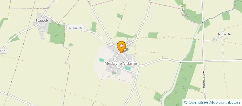 localisation de l'entreprise MADAME LEA LE POULLEN à MESLAY-LE-VIDAME