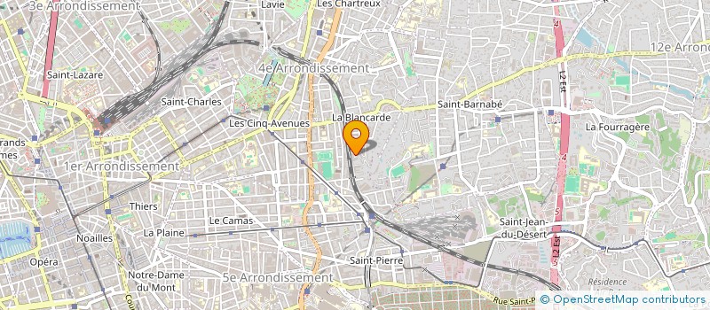 localisation de l'entreprise MADAME LEA LEBLOND à MARSEILLE