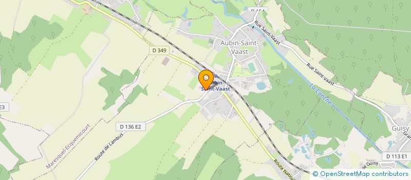 localisation de l'entreprise MADAME LEA LEBLOND  AUBIN-SAINT-VAAST