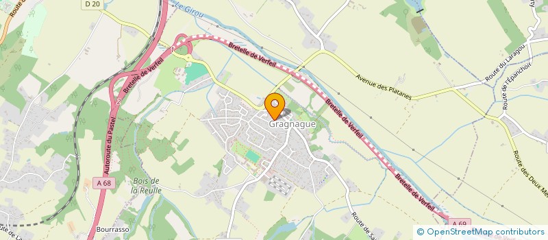 localisation de l'entreprise MADAME LEA LEBOSSE  GRAGNAGUE