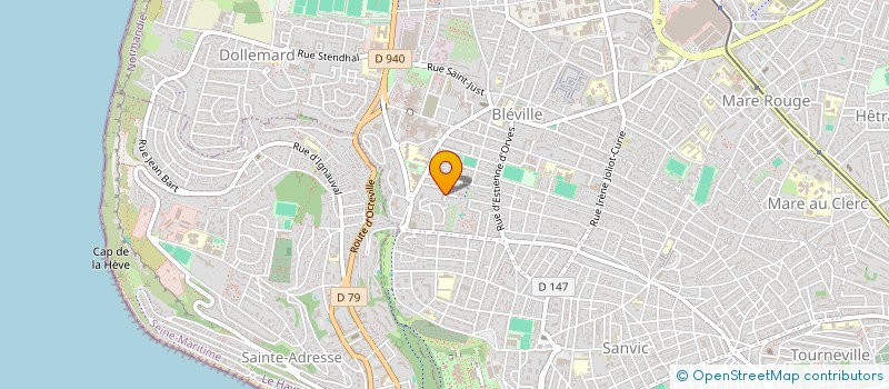 localisation de l'entreprise MADAME LEA LEBRET à LE HAVRE