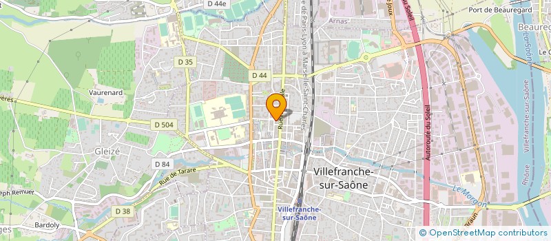 localisation de l'entreprise MADAME LEA LECERF à VILLEFRANCHE-SUR-SAONE