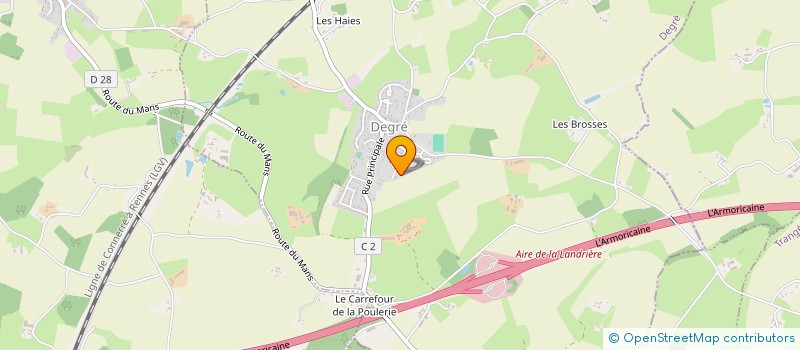 localisation de l'entreprise MADAME LEA LECOURT  DEGRE