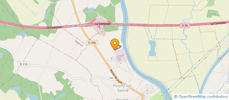 localisation de l'entreprise MADAME LEA LEDUC à POUILLY-SUR-SAONE