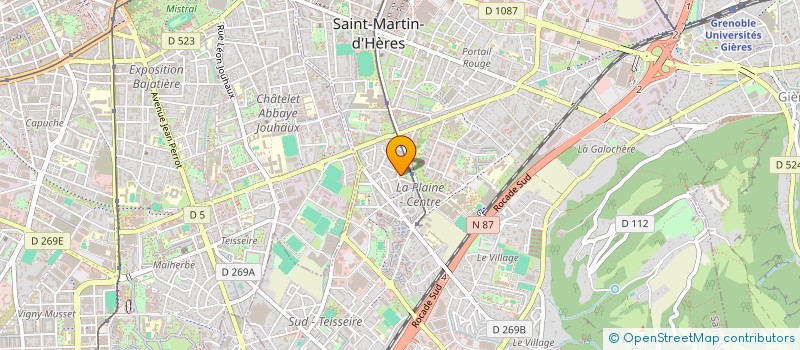 localisation de l'entreprise MADAME LEA LEFEBVRE  SAINT-MARTIN-D'HERES