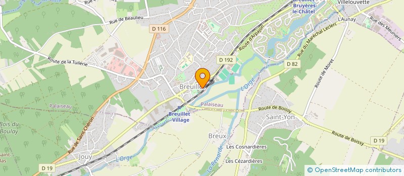 localisation de l'entreprise MADAME LEA LEFEVRE  BREUILLET