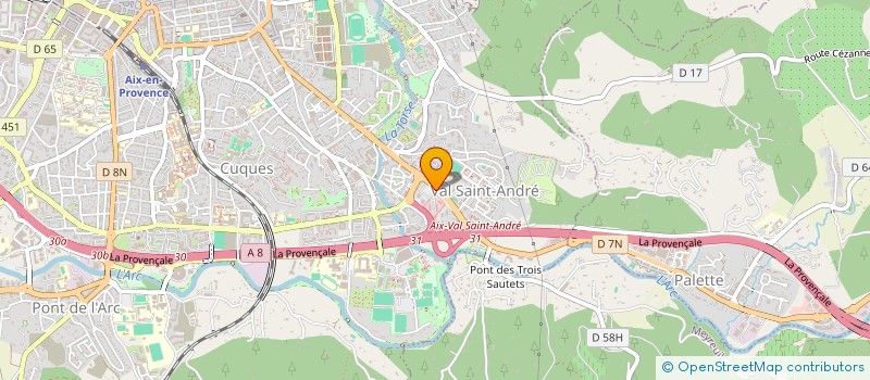localisation de l'entreprise MADAME LEA LEFRANC à AIX-EN-PROVENCE