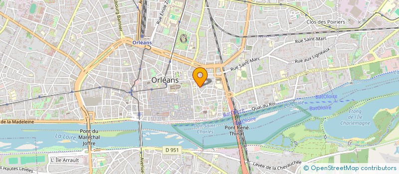 localisation de l'entreprise MADAME LEA LEFRANC à ORLEANS