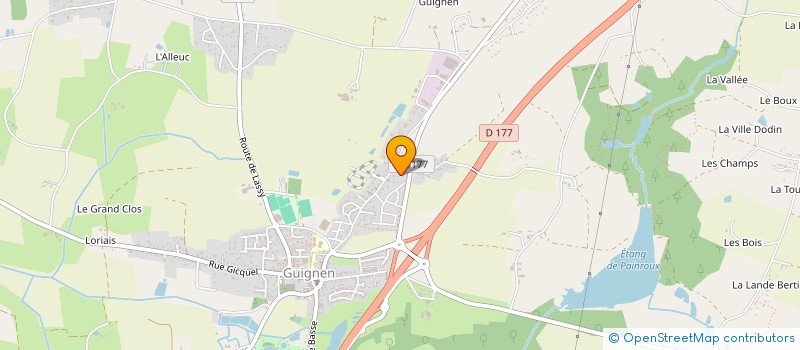 localisation de l'entreprise MADAME LEA LEGENDRE  GUIGNEN