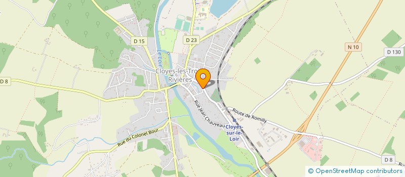 localisation de l'entreprise MADAME LEA LEGRET à CLOYES-LES-TROIS-RIVIERES