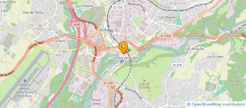 localisation de l'entreprise MADAME LEA LEMAN à ANNECY