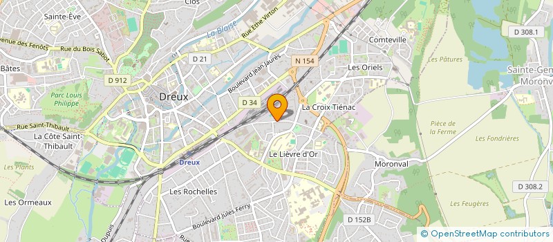 localisation de l'entreprise MADAME LEA LENOIR à DREUX