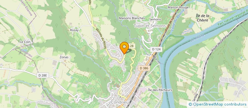 localisation de l'entreprise MADAME LEA LEPOIVRE  CONDRIEU