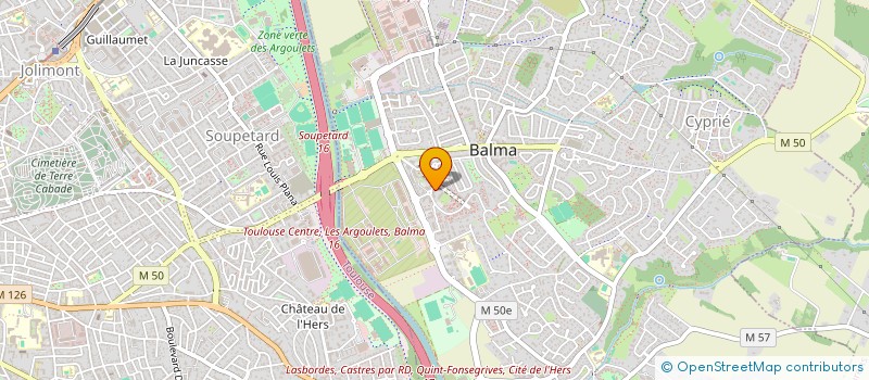 localisation de l'entreprise MADAME LEA LEPRINCE à BALMA