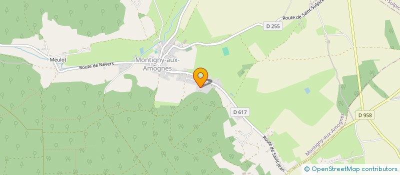 localisation de l'entreprise MADAME LEA LERASLE  MONTIGNY-AUX-AMOGNES