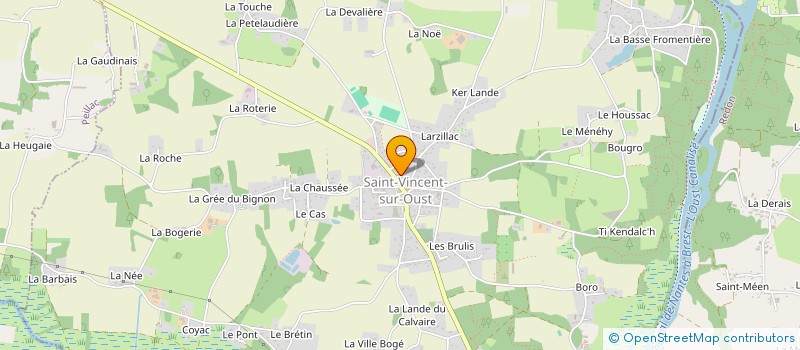 localisation de l'entreprise MADAME LEA LERUTH  SAINT-VINCENT-SUR-OUST