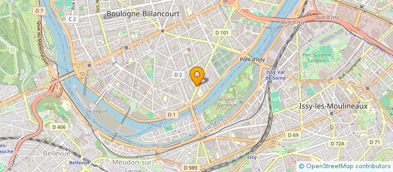 localisation de l'entreprise MADAME LEA LESAGE  BOULOGNE-BILLANCOURT